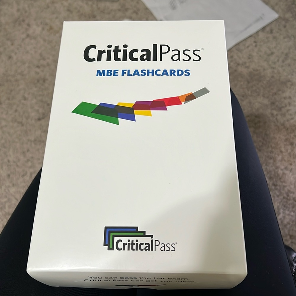 Critical Pass Bar Exam Flashcards